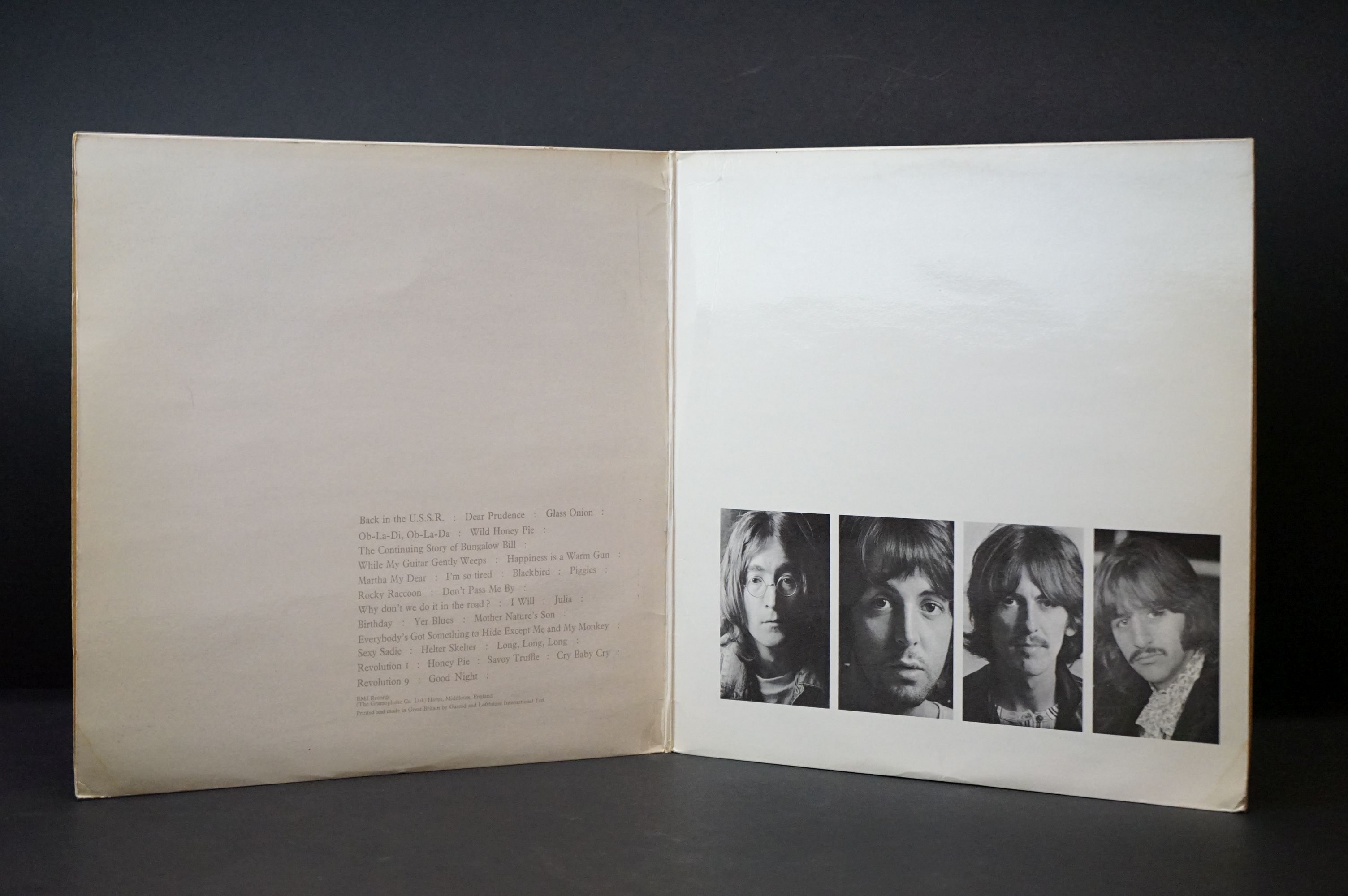 Vinyl - The Beatles White Album PCS 7067/8 Stereo. Unnumbered, side opener, poster and 4 photos, - Image 2 of 7