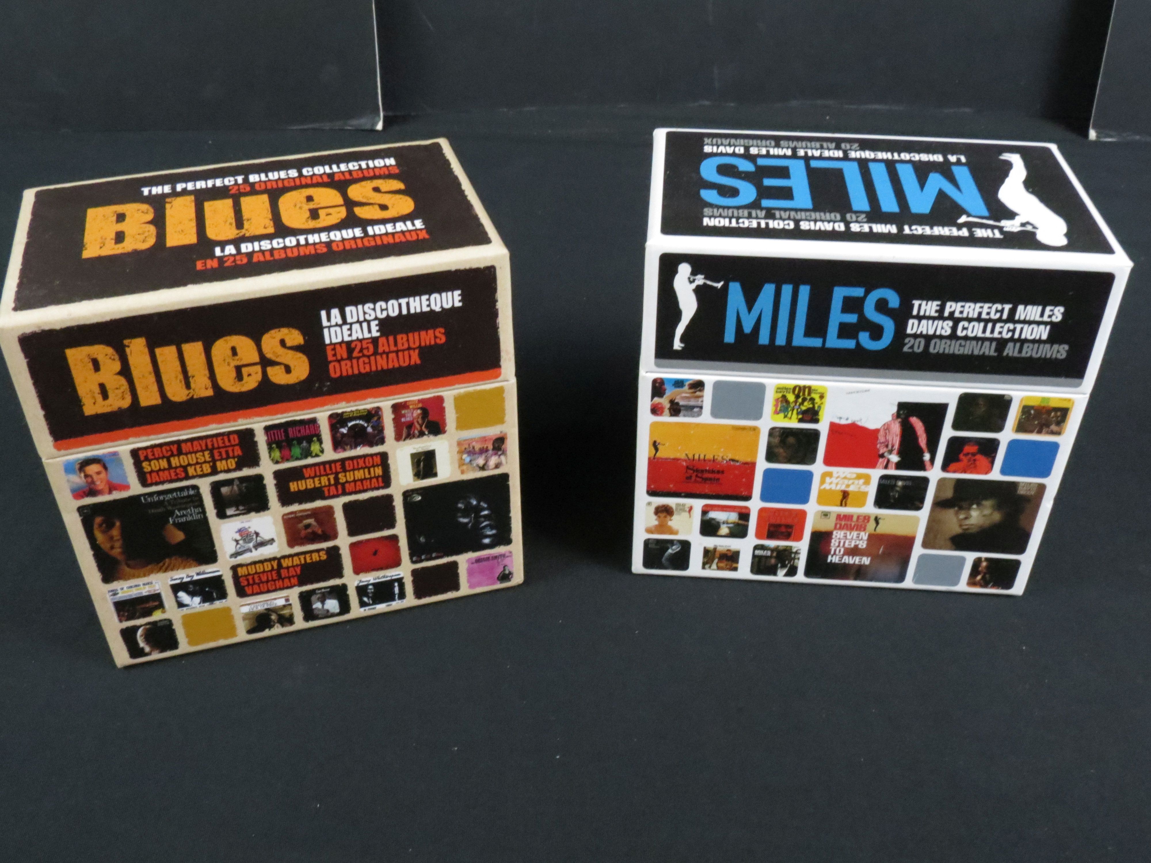 CDs - Four box sets to include 2 x La Discotheque (Miles 20 CDs & Blues 25 CDs), Jazz On Disques - Image 2 of 5