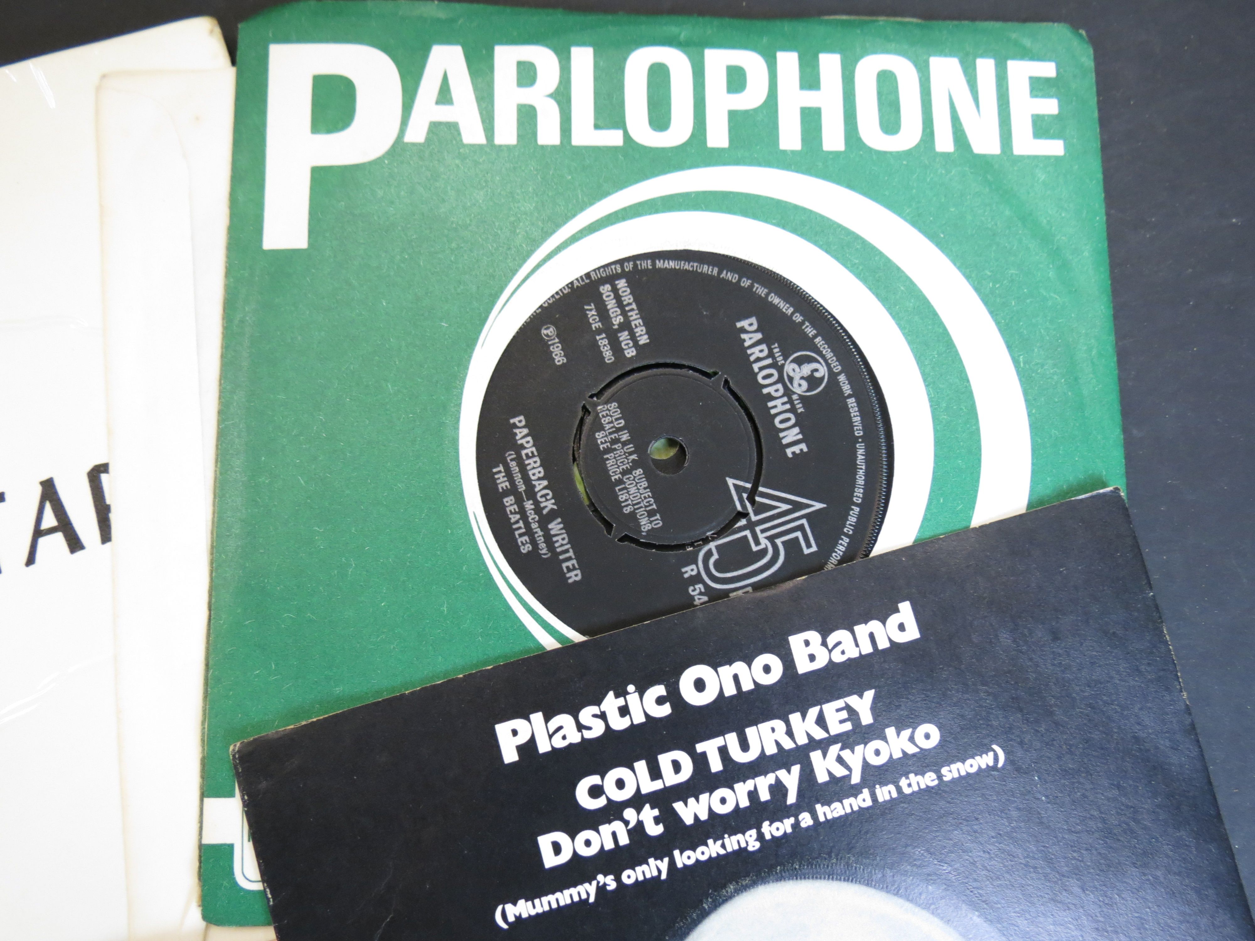 Vinyl - A small selection of 7” singles and EPs, mainly The Beatles and related including Apple - Image 2 of 4