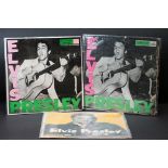 Vinyl - Three Elvis Presley albums to include Rock N Roll (CLP 1093) sleeve G with splits and tape