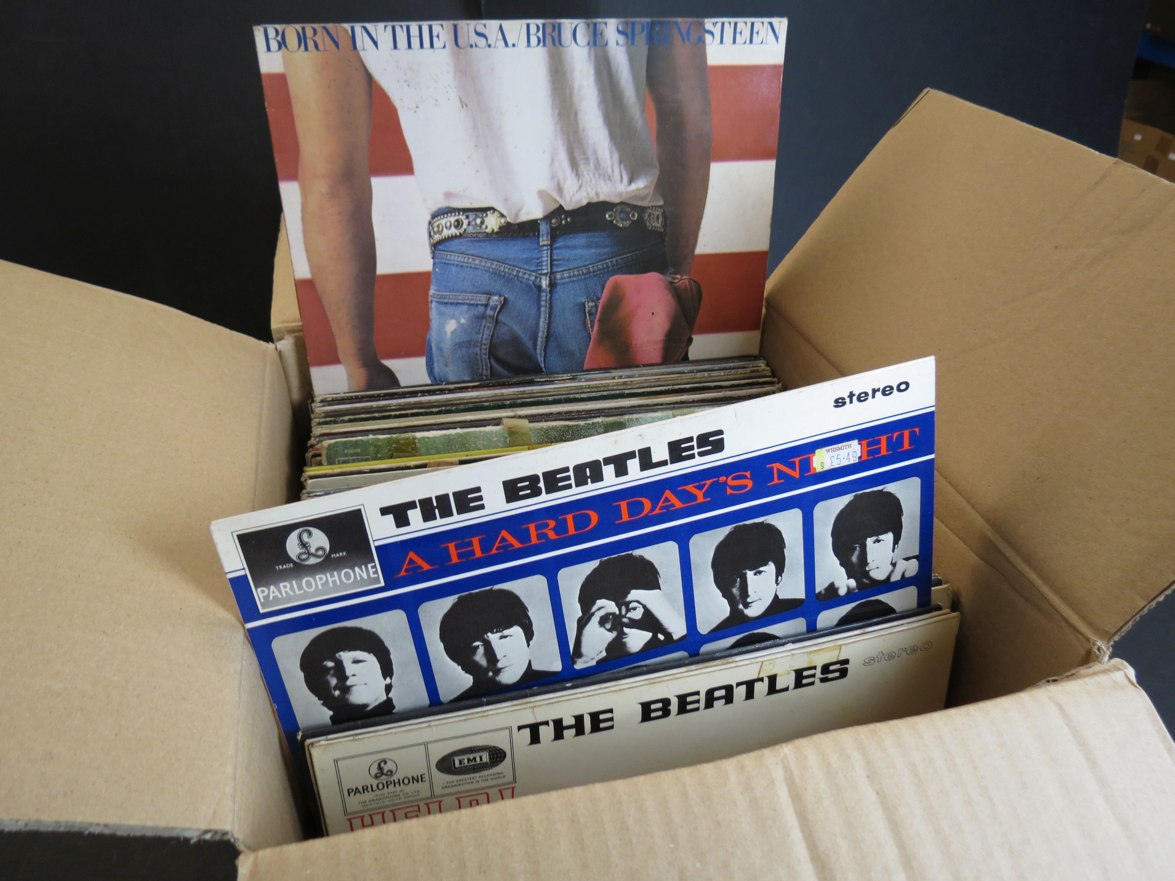 Vinyl - Approx 70 LPs spanning genres and decades including The Beatles x 9, John Lennon,