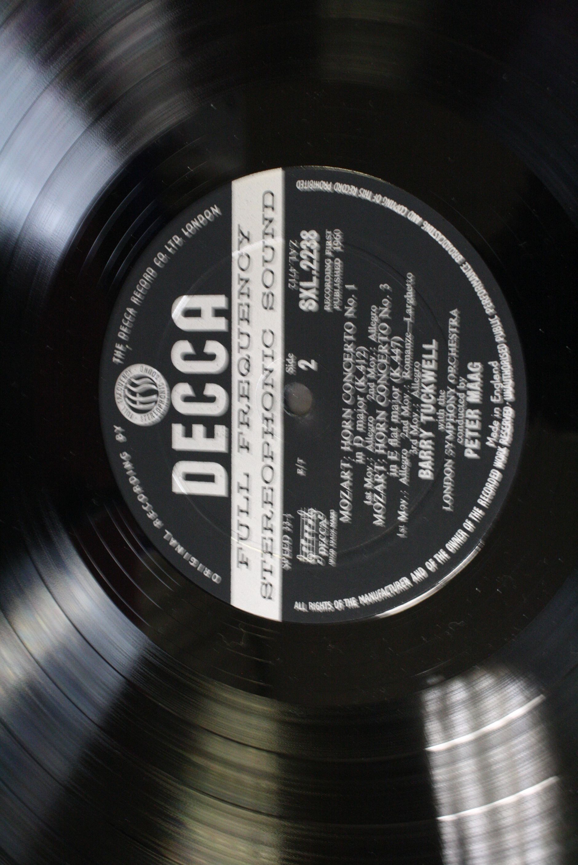 Vinyl - Vinyl Records - Classical - 7 Original ED 1 Stereo albums and Two 10” on Decca Records, - Image 9 of 27