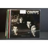 Vinyl - 12 The Cramps LPs featuring rarities and limited editions to include Gravest Hits (