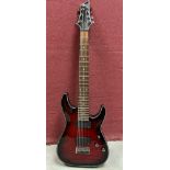 Guitar - Schecter Diamond Series Damien Elite 7. With stagg soft case