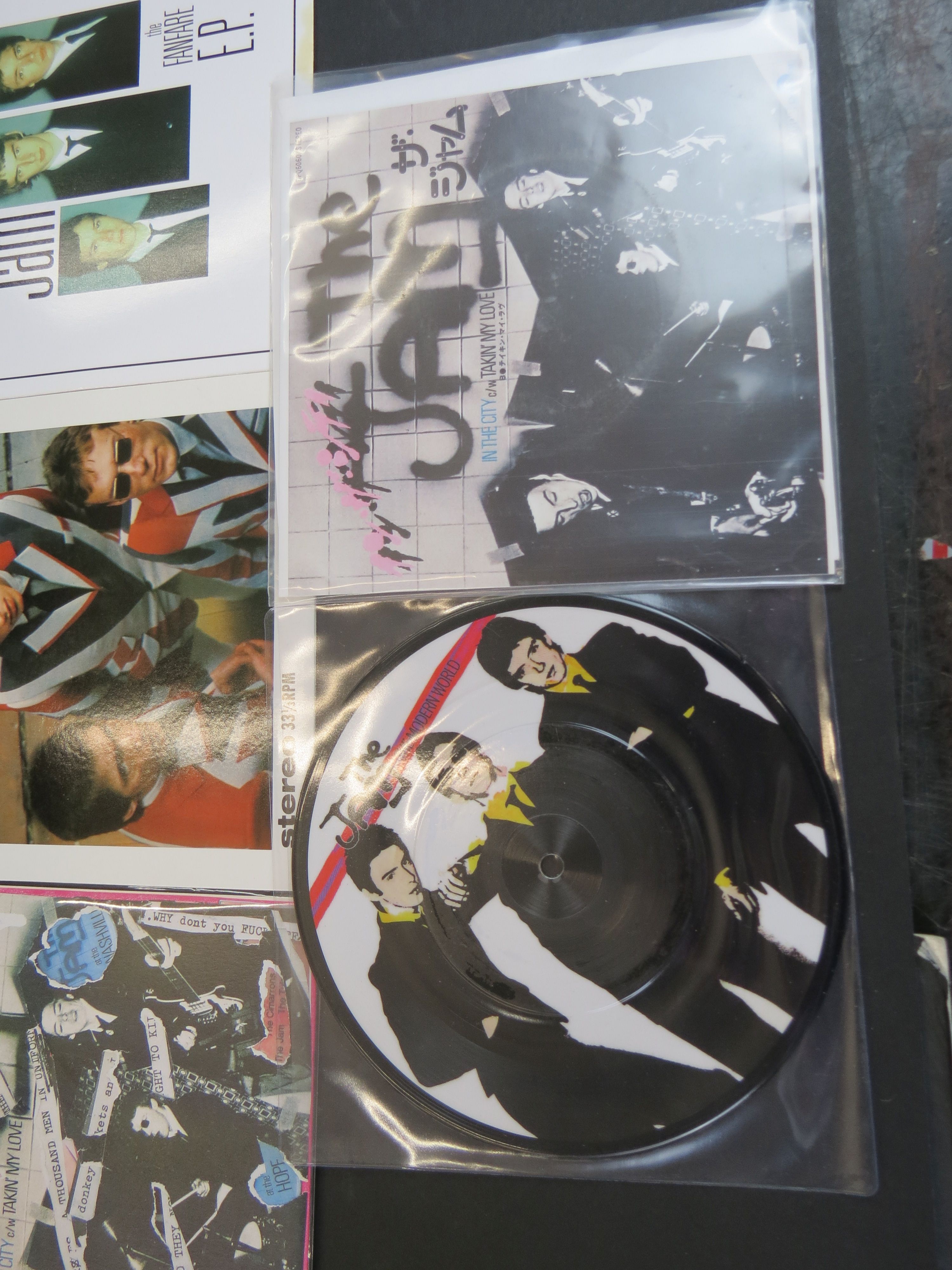 Vinyl - The Jam - 8 rare Private Fan pressings singles and EP’s, including: In The City (Japanese - Image 4 of 4