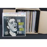 Vinyl - Approx 70 Elvis Presley LPs spanning his career including box sets, modern reissues etc.