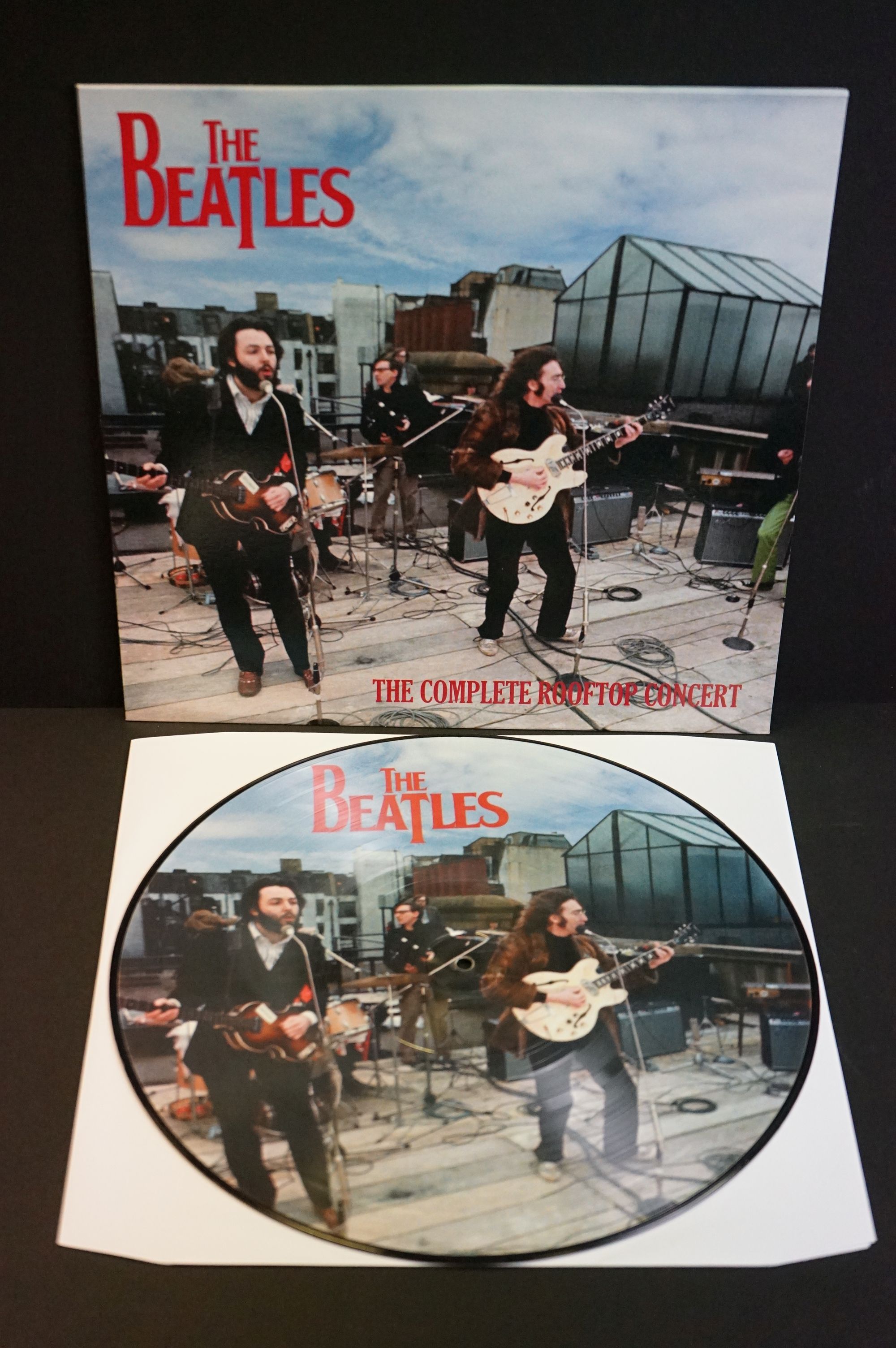 Vinyl - 3 copies of The Beatles The Complete Rooftop Concert (Stroker Records New York City – 5548- - Image 3 of 4