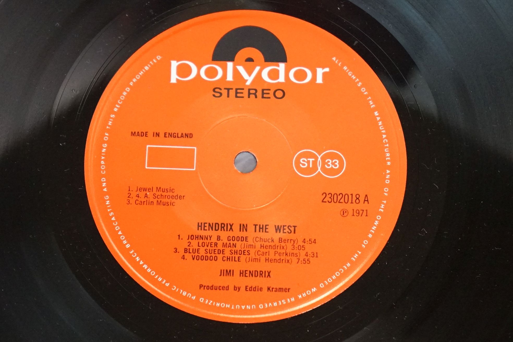 Vinyl - 7 Jimi Hendrix LPs to include Rainbow Bridge (soundtrack), Smash Hits, Isle Of Wight, Band - Image 16 of 21