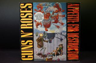 Vinyl - Guns N Roses Appetite For Destruction LP on Geffen WX 125. Sleeve & Vinyl Vg