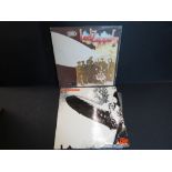 Vinyl - Two Led Zeppelin LPs to include II (921021) Super-Group Volume 4 pressing with orange and