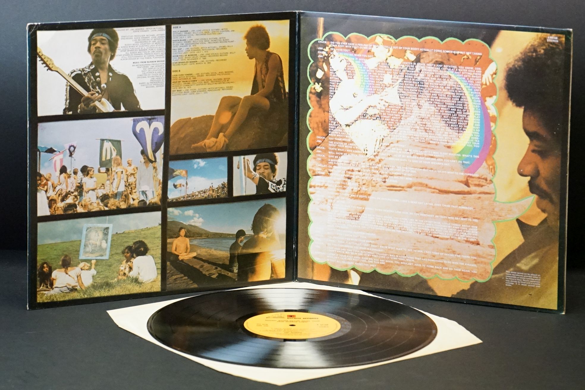 Vinyl - 7 Jimi Hendrix LPs to include Rainbow Bridge (soundtrack), Smash Hits, Isle Of Wight, Band - Image 3 of 21