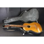 Guitar - Yairi model 250AD 1967 serial number 129. With vintage hard case
