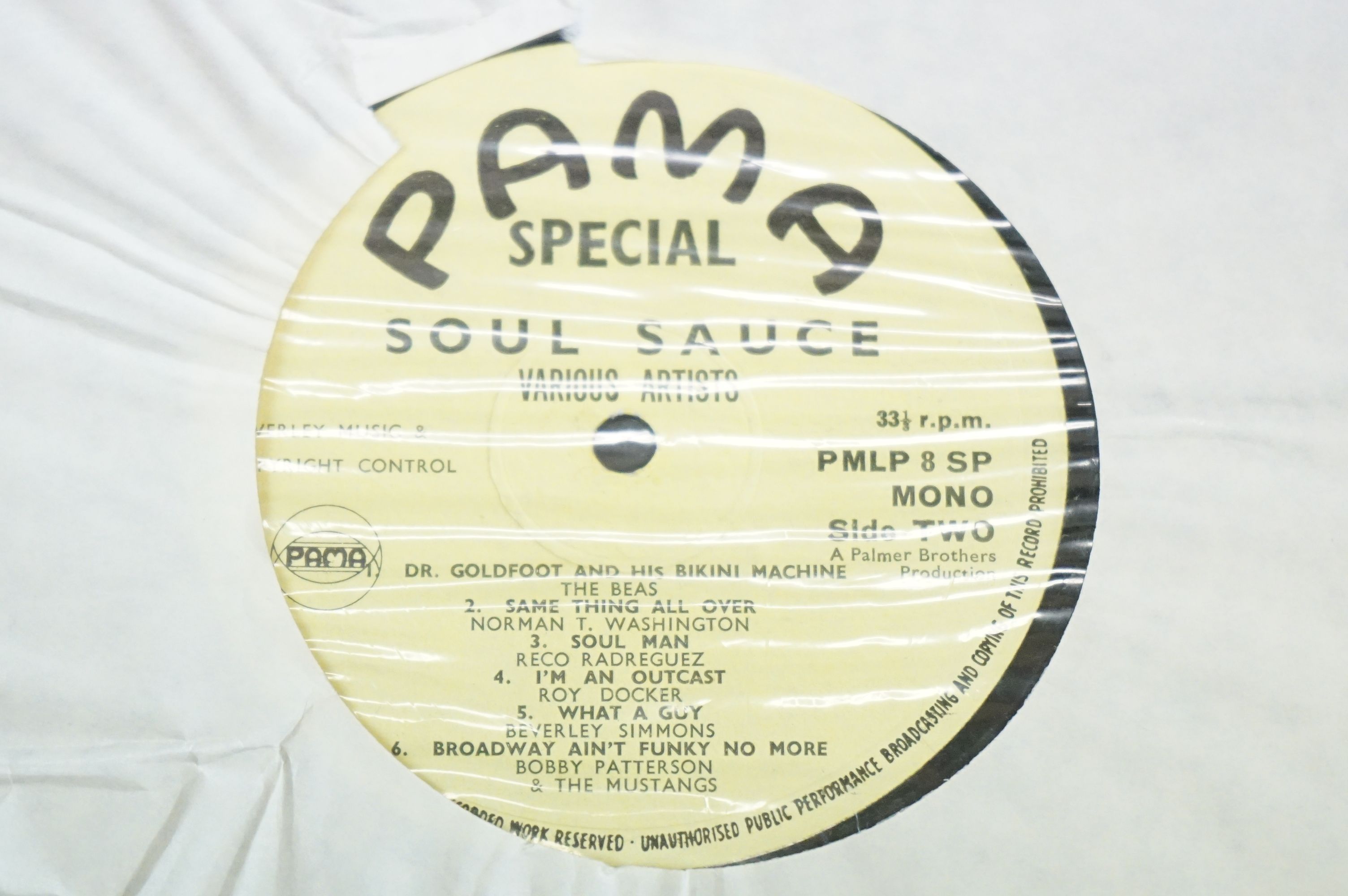Vinyl - 13 original 1960s, mainly UK, Soul compilations, to include: Soul Sauce (Pama Records, - Image 3 of 21