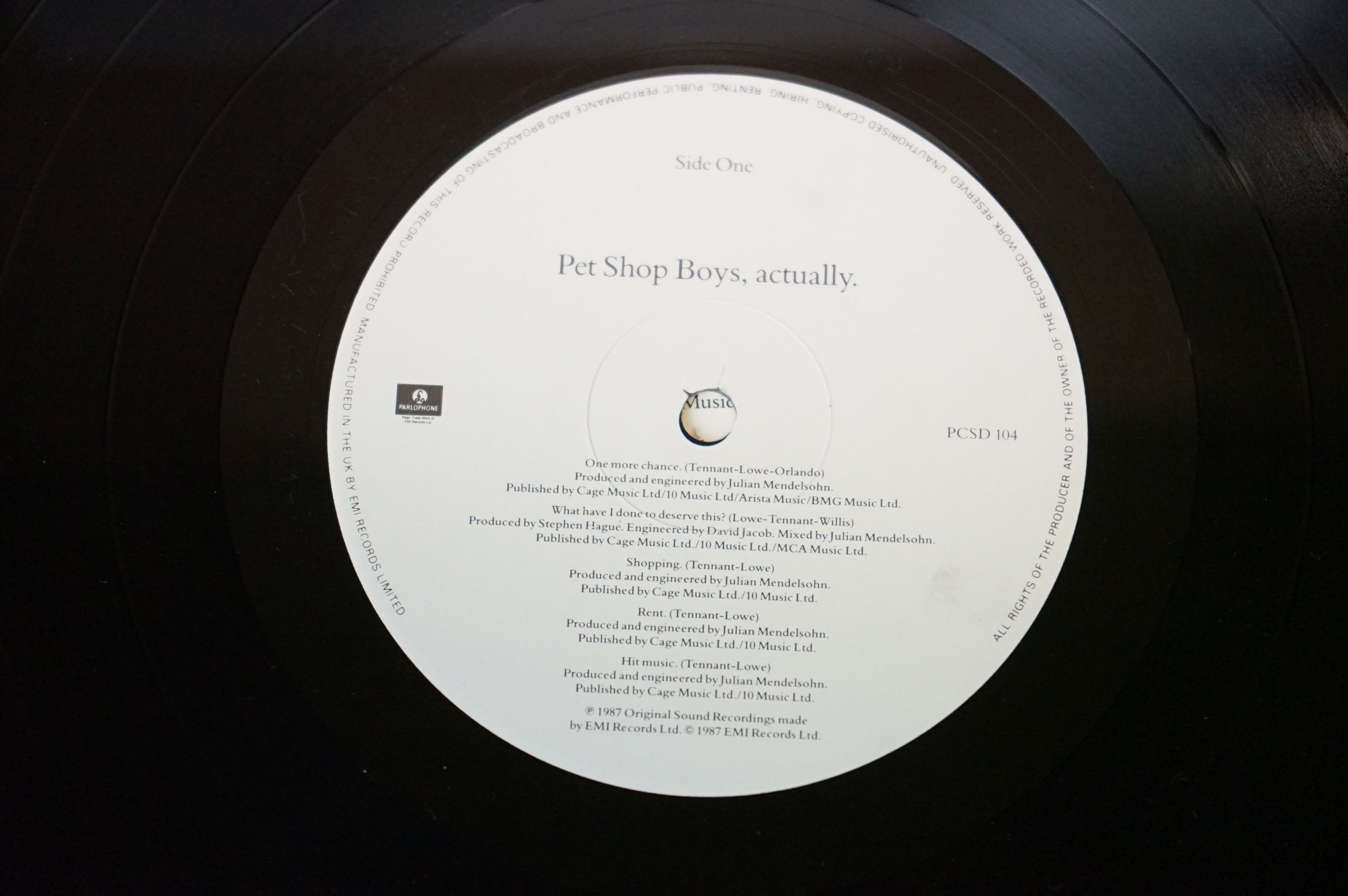 Vinyl - 5 Pet Shop Boys LPs and 1 12" single to include Disco, Introspective, Please, Actually, - Image 14 of 18