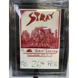 Music Memorabilia - Stray - promotional poster for the release of their 1997 album New Dawn on