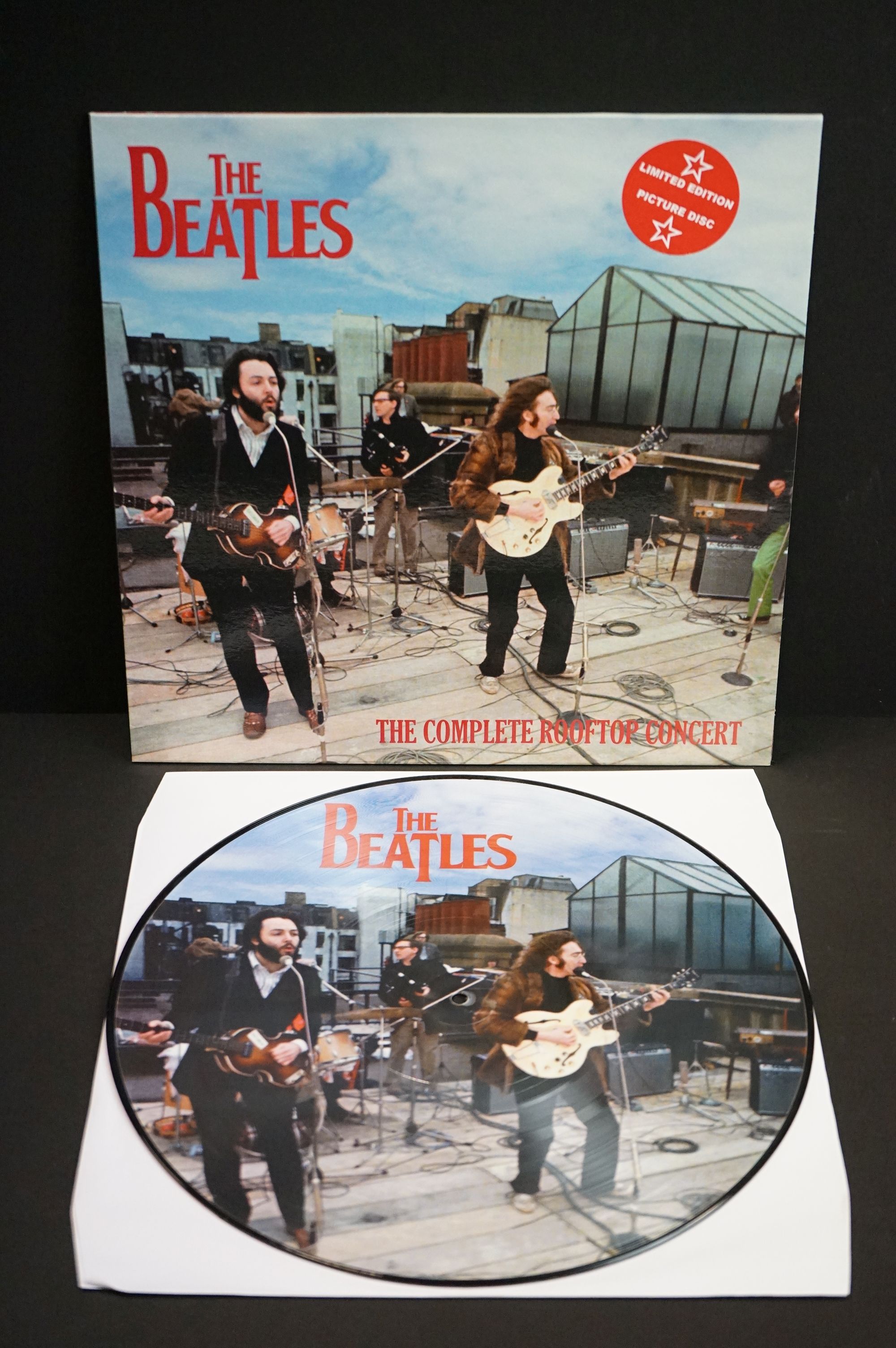 Vinyl - 3 copies of The Beatles The Complete Rooftop Concert (Stroker Records New York City – 5548- - Image 2 of 4