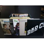Vinyl - Approx 30 rock & pop LPs to include John Lennon, Bad Company, Eric Clapton, The Kinks, Buddy