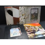 Vinyl - 7 Led Zeppelin LPs to include One (588171) Stereo press with plum Atlantic labels, A1 / B4