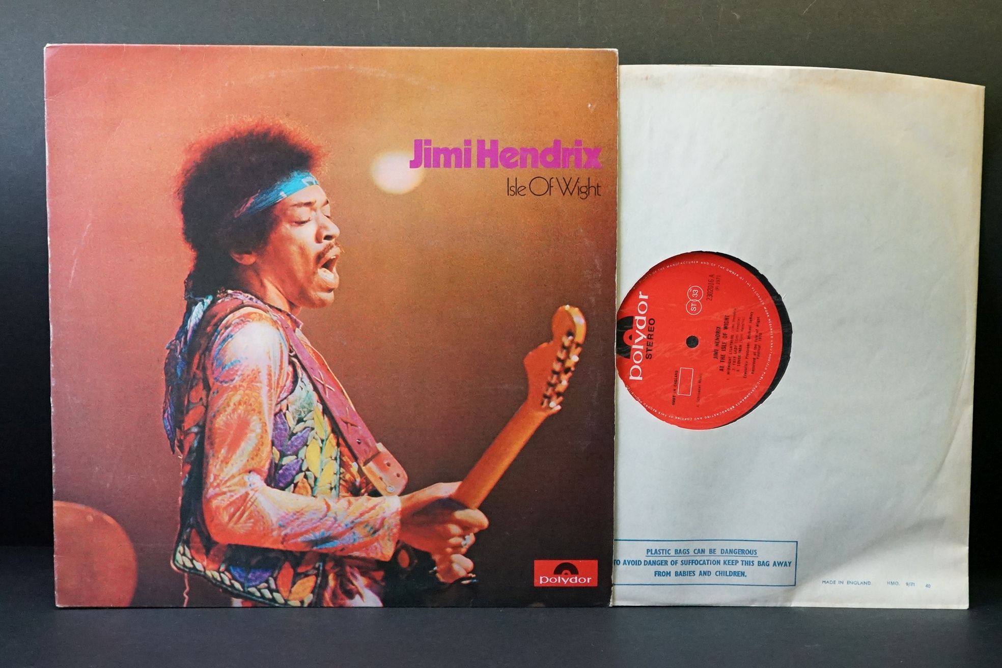 Vinyl - 7 Jimi Hendrix LPs to include Rainbow Bridge (soundtrack), Smash Hits, Isle Of Wight, Band - Image 8 of 21