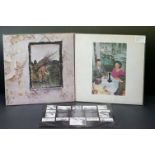 Vinyl - 3 Led Zeppelin LPs to include Four Symbols (2401012) with inverted feather on side two label