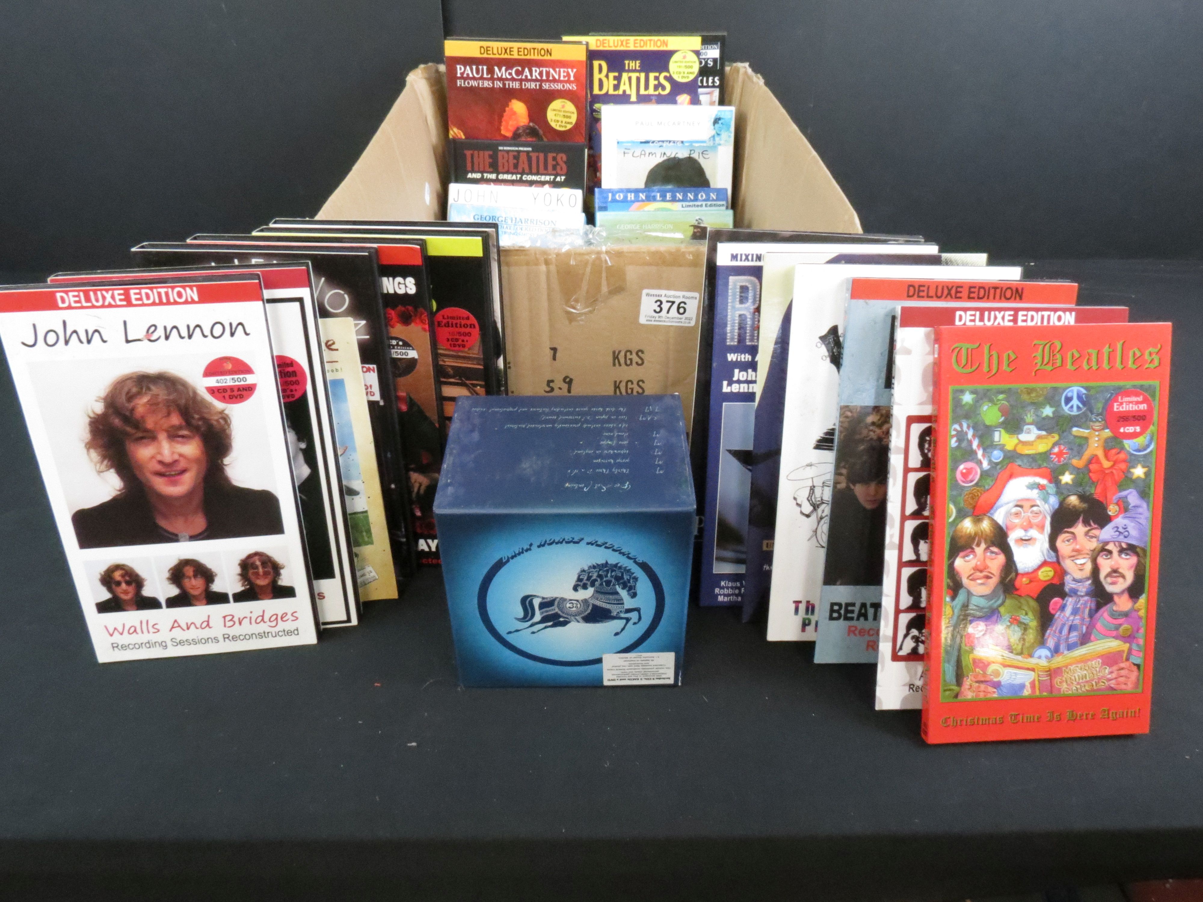 CDs / DVDs- 27 The Beatles & Beatles related CD Box Sets & ltd edns to include George Harrison The