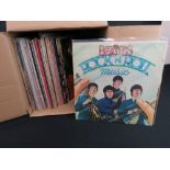 Vinyl - Over 40 The Beatles & related LPs spanning their career including some duplication.