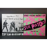 Vinyl - Two rare Sex Pistols LPs to include The Very Best Of The Sex Pistols And We Don't Care (