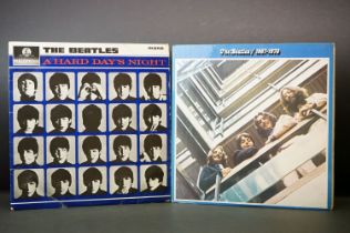 Vinyl - 2 The Beatles LPs to include A Hard Days Night (PMC 1230) sleeve Vg/vinyl G, and 1967-1970
