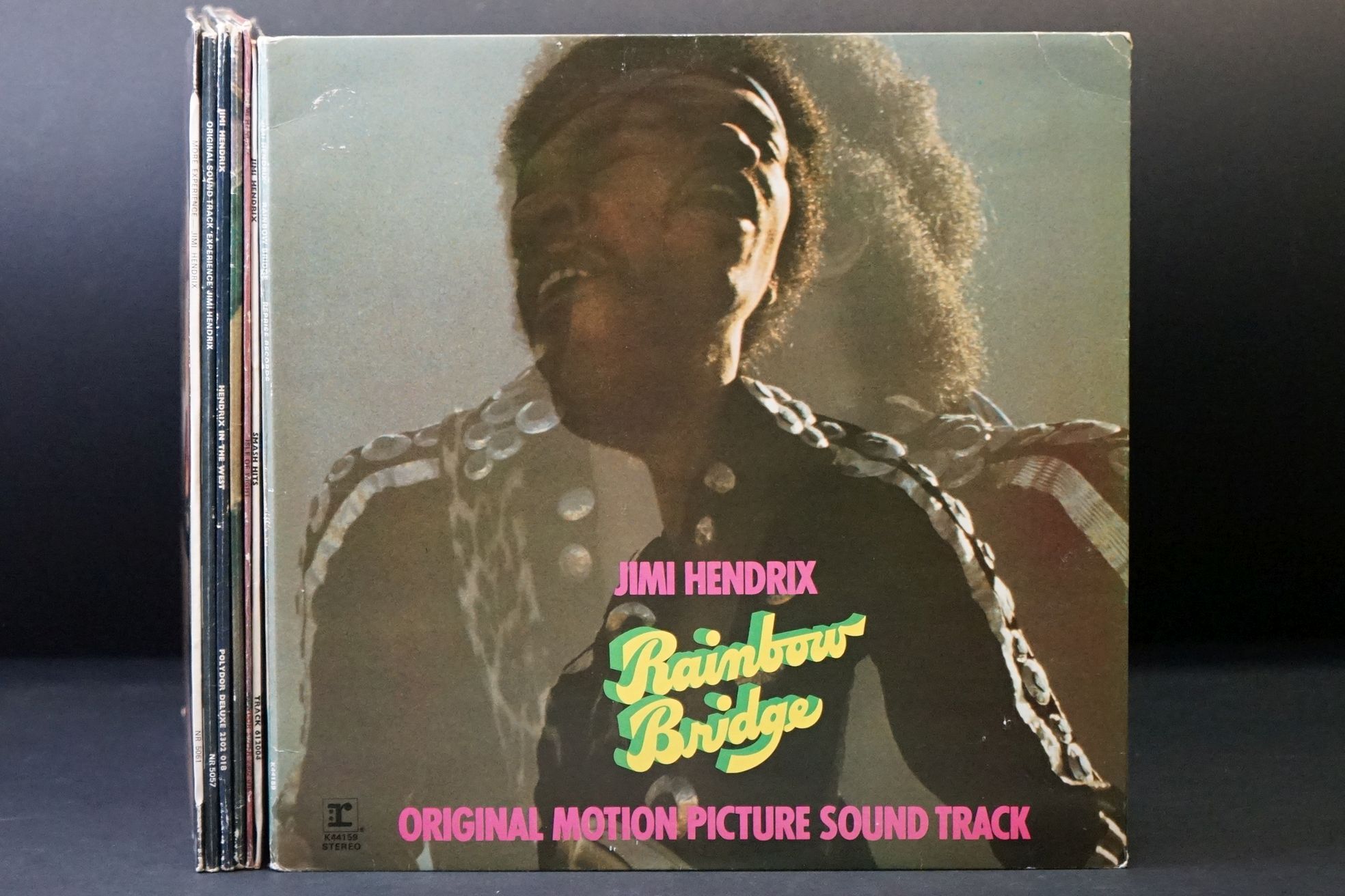 Vinyl - 7 Jimi Hendrix LPs to include Rainbow Bridge (soundtrack), Smash Hits, Isle Of Wight, Band