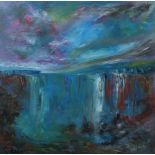Darren Paul CLARKE (British b. 1973) The Light of the Sea & Sky, Oil on canvas, Signed lower