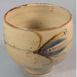 David LEACH (British 1911-2005) Lowerdown Pottery vase, Grey speckled glaze decorated with