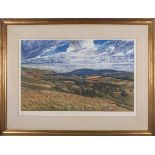 Piers BROWNE (British b. 1942) Wensleydale from Skell Gill, Lithograph, Signed, dated '78, titled