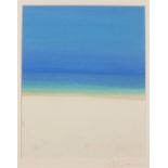 John MILLER (British 1931-2002) Beach, Gouache, Signed to mount, titled with artist's reference