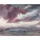 Elaine OXTOBY (British b. 1957) Windswept, Acrylic on canvas, Signed and titled verso, 15.5" x 19.
