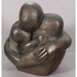 Theresa GILDER (British b. 1935) Family Group, Bronze resin, Signed, titled and numbered 75/100 to