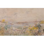 Nan HEATH (British 1922-1995) From Cuckoo Hill Tresco Isles of Scilly, Watercolour, Signed lower