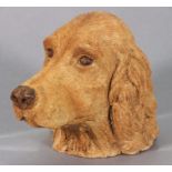 Helen Sylvia JONES (British b. 1953) Red Setter, Stoneware with acrylic wash, Incised with