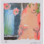 Ian LAURIE (British b. 1933) Living Colour, Coloured etching, Signed lower right and numbered 7/