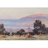 Alexander Carruthers GOULD (British 1870-1945) Porlock Bay at Dawn, Watercolour, Signed lower right,