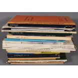 A quantity of gallery catalogues and pamphlets, various artists and mediums, mostly 20th Century, (