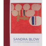 Sandra BLOW (British 1825 2003) Studio Inventory and Catalogue Raisonne, with red cloth spine and