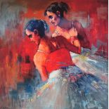 David GAINFORD (British b. 1941) Ballet Dancers, Giclee artist's proof, Signed and titled to label
