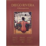 Diego Rivera, A Retrospective exhibition poster, 33" x 24" (84cm x 61cm), together with 6 other