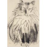 Barbara KARN (British b. 1949) Fluff, Charcoal on paper, Signed lower left, titled verso, 10.5" x