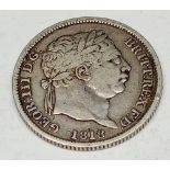 George III shilling 1818