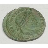 Roman Constantine The Great. 307-337 ad. Follis Sol standing left. Superb bust. Detector find