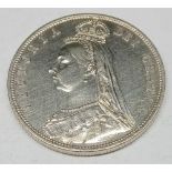 Half-crown 1887 about uncirculated