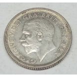 A 1927 sixpence with good lustre
