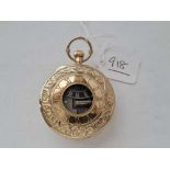 A unusual yellow metal musical pocket watch