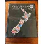 NEWZEALAND Sparse colln in S.G album - printed pages - most used